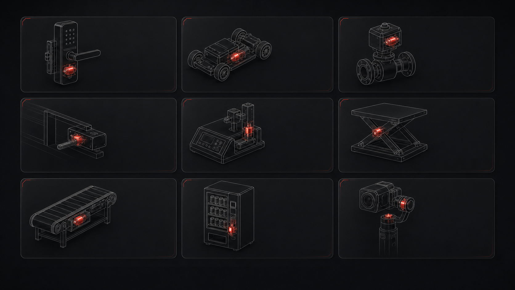 Application field illustrations